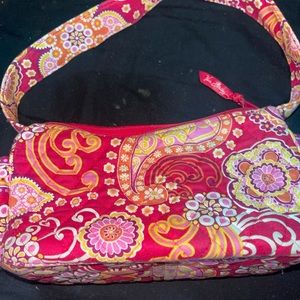 Vera Bradley Small Red Paisley Purse